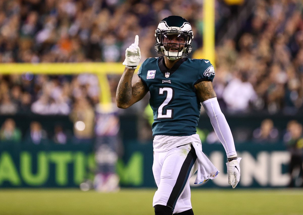 brgridiron's tweet photo. Eagles are cutting Darius Slay, per @AdamSchefter

Slay moving on after 5 great seasons with the champs 🏆 https://t.co/TUcYHLwWBe