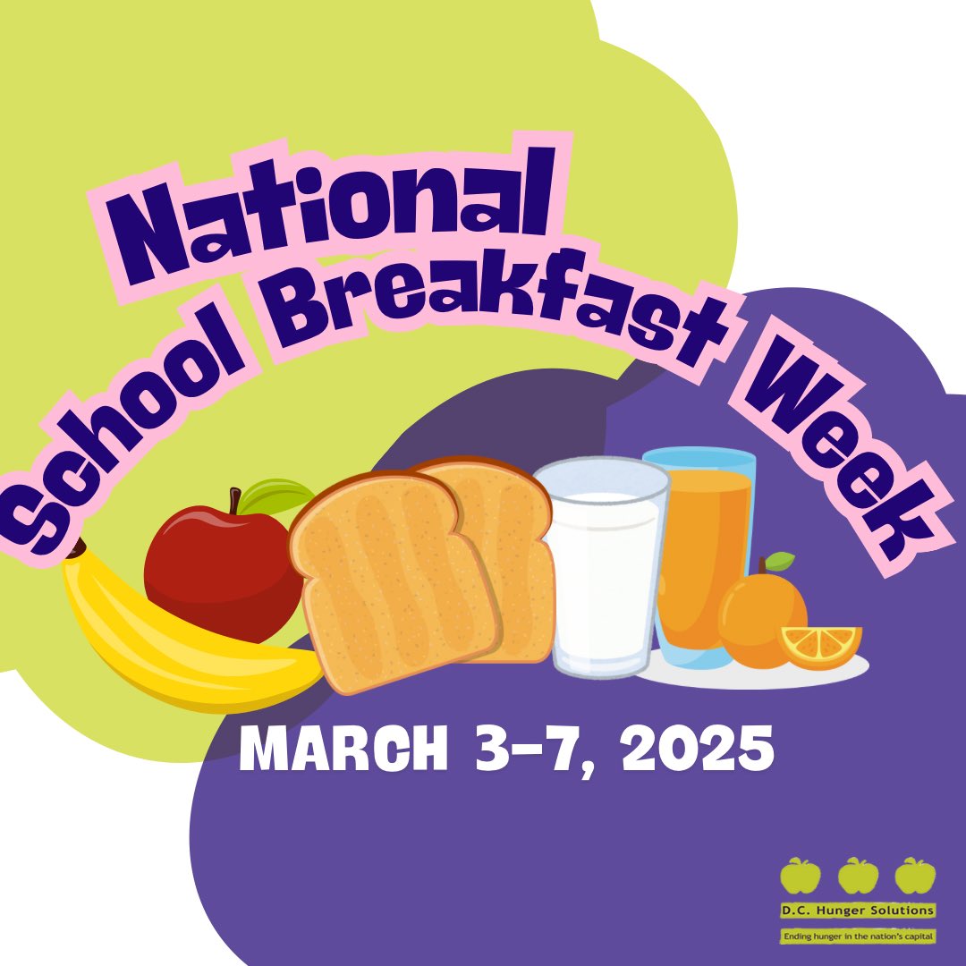It’s National School Breakfast Week! Join us as we celebrate the importance of school breakfast! #NSBW25