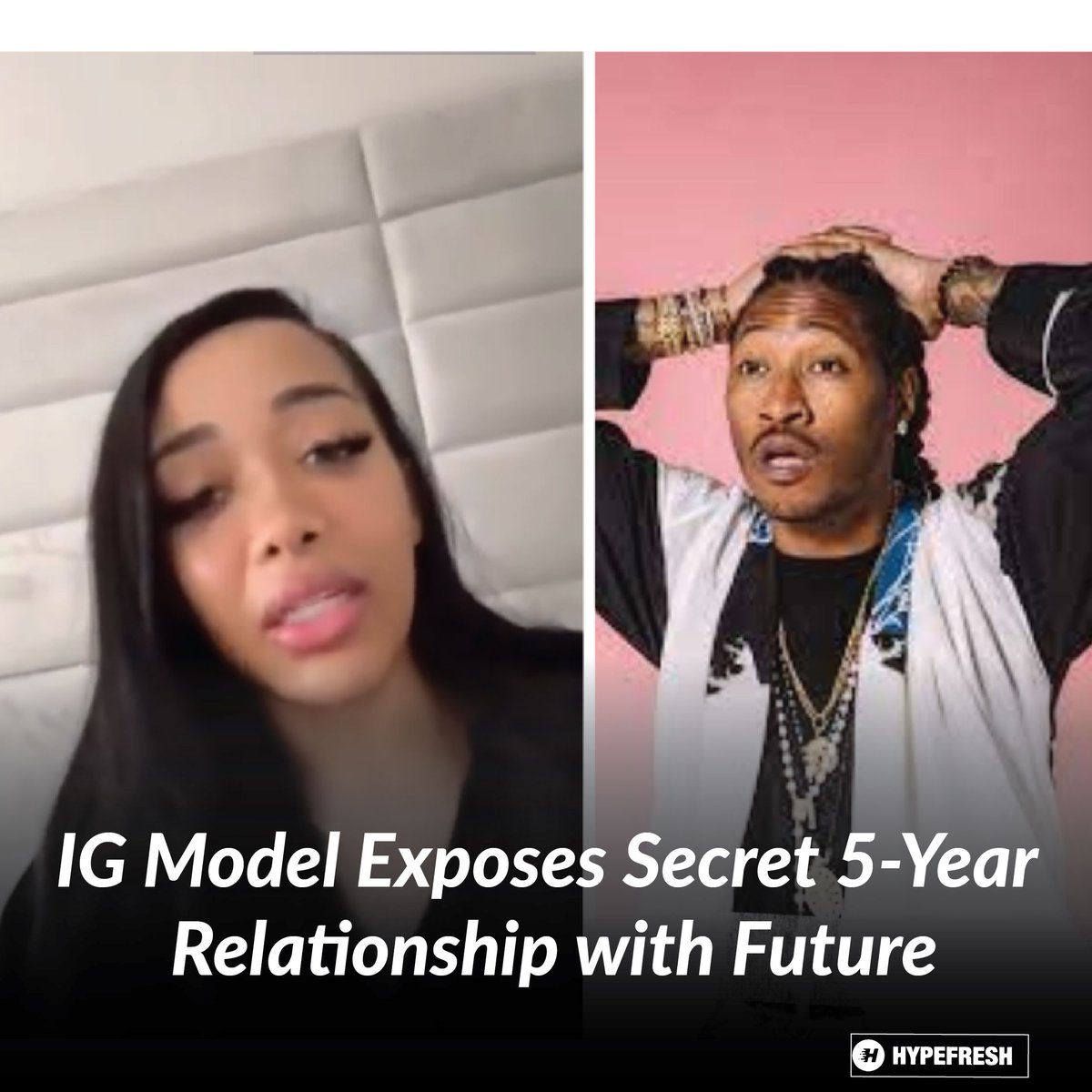 HypefreshC's tweet image. IG model exposes her secret 5-year relationship with Future! Fans are stunned! 

#Future #SecretRelationship #IGModel #HipHopDrama #BreakingNews 

Click for the full info- hypefresh.com/ig-model-expos…