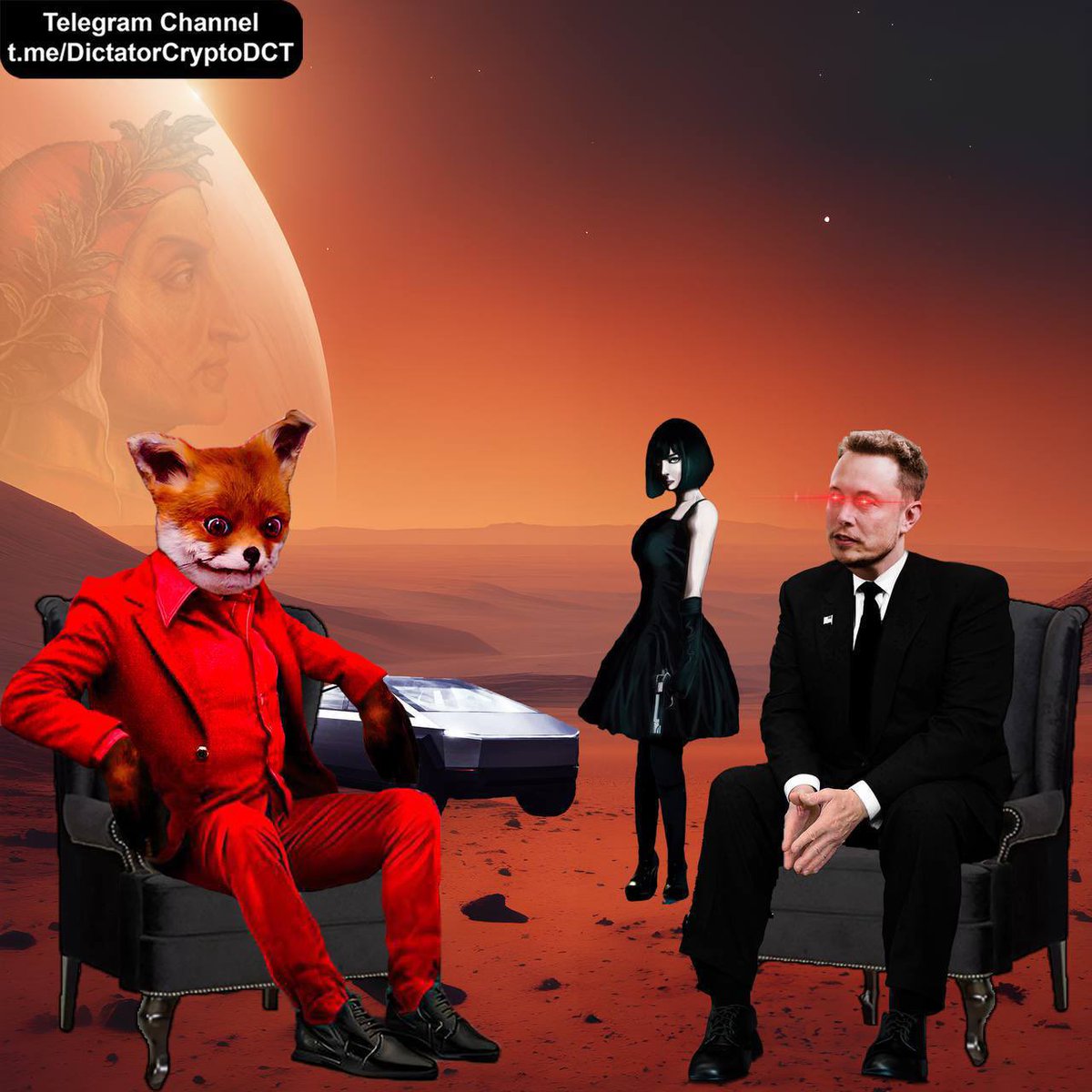 DictatorCrypt's tweet image. DictatorCrypto dictates: "Update Financial System"
🩸Time whispers: ultra-speed, quantum computing, artificial intelligence.
🩸The information age requires the production of more data centers.
☝️The Musk was transformed after meeting DictatorCrypto.
🩸His speeches are…