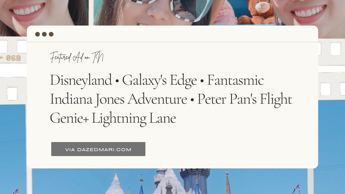 Molly | Transatlantic Notes (@saltwatersong) on Twitter photo Look on Lifestyle ✨(Featured Ad on TN)
From outfit inspiration, to meeting a pirate, going on some amazing rides, and generally having a great time, <a href="/dazedmari/">✿ Mari ✿ | 🤍🪽</a> shares a great #blogpost about going to Disneyland!
Read it here → dazedmari.com/2024/06/disney… Look on Lifestyle ✨(Featured Ad on TN)
From outfit inspiration, to meeting a pirate, going on some amazing rides, and generally having a great time, <a href="/dazedmari/">✿ Mari ✿ | 🤍🪽</a> shares a great #blogpost about going to Disneyland!
Read it here → dazedmari.com/2024/06/disney…