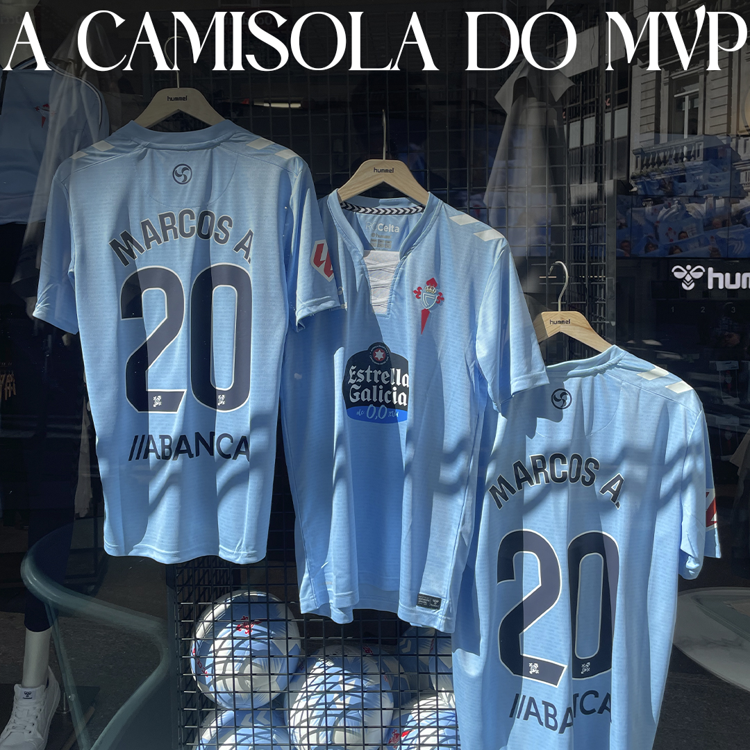 A Sede RC Celta (@asederccelta) on Twitter photo 🛍️ A camisola do MVP do #GironaCelta, xa á venda nas tendas físicas e shop.rccelta.es!
O primeiro de <a href="/marcosalonso03/">Marcos Alonso</a> 🙌 🛍️ A camisola do MVP do #GironaCelta, xa á venda nas tendas físicas e shop.rccelta.es!
O primeiro de <a href="/marcosalonso03/">Marcos Alonso</a> 🙌