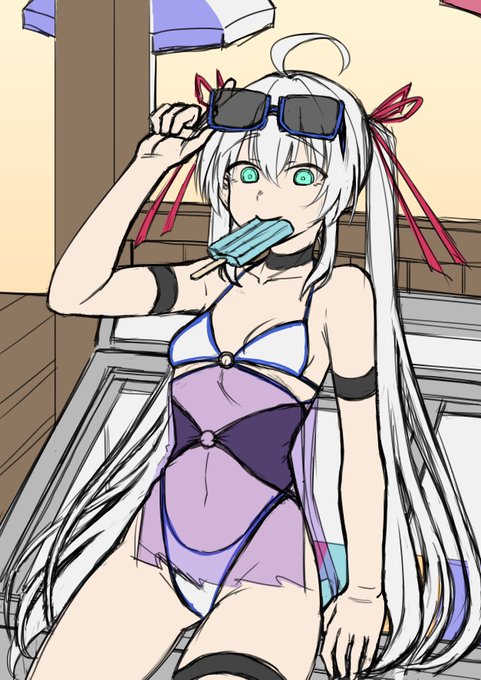 サクカを初めてカラーで描こうとしてはみたけど色配置わからんし考えてる時間もないしでやめとこう…いつもどおりモノクロで描く 