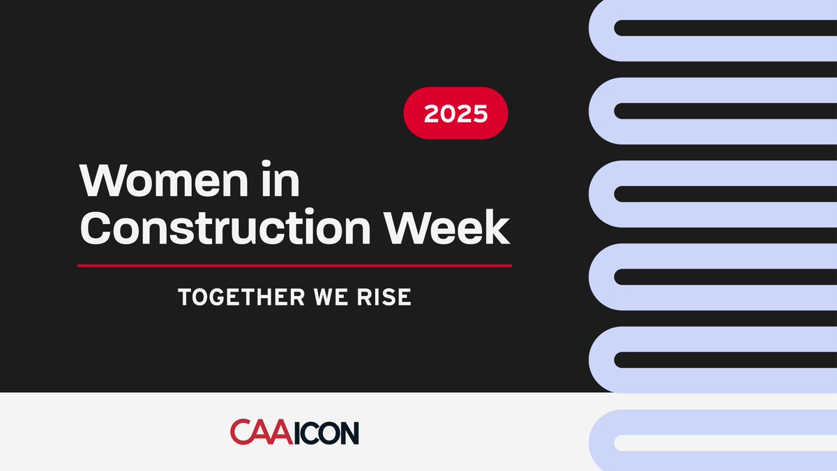 Together We Rise! CAA ICON remains committed to supporting and expanding opportunities for women on our project teams and throughout the construction industry. Happy #WICWeek! <a href="/nawicnational/">NAWIC</a>