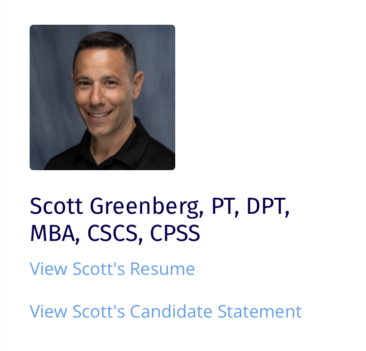 Eric Greenberg (@egreenberg7) on Twitter photo Attention AASPT members. Please remmeber to cast your vote this week for the the Executive Committee and consider Scott Greenberg <a href="/runsaferunfast/">Scott Greenberg, PT, DPT, MBA, CSCS</a> for Member-at Large and <a href="/JasonTuoriPT/">Jason Tuori</a> for nominating Committee. You can read their bios here.
sportspt.org/2025-election?… <a href="/aaspt_apta/">American Academy of Sports Physical Therapy</a> Attention AASPT members. Please remmeber to cast your vote this week for the the Executive Committee and consider Scott Greenberg <a href="/runsaferunfast/">Scott Greenberg, PT, DPT, MBA, CSCS</a> for Member-at Large and <a href="/JasonTuoriPT/">Jason Tuori</a> for nominating Committee. You can read their bios here.
sportspt.org/2025-election?… <a href="/aaspt_apta/">American Academy of Sports Physical Therapy</a>