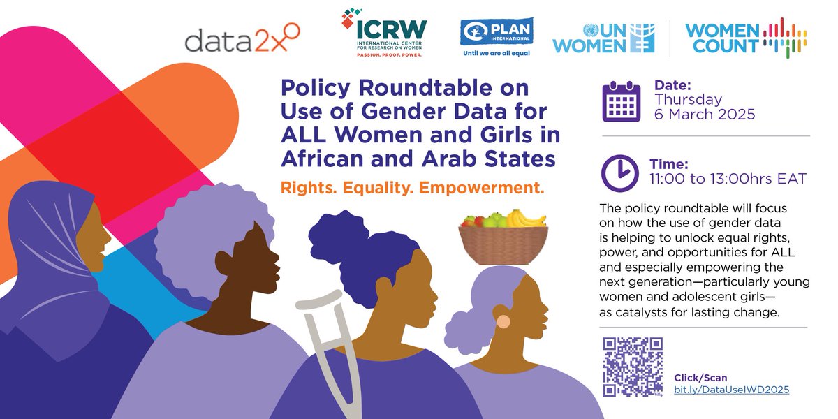 Policy Roundtable on Use of Gender Data for ALL Women and Girls in African &amp; Arab States

Join this Webinar!!!