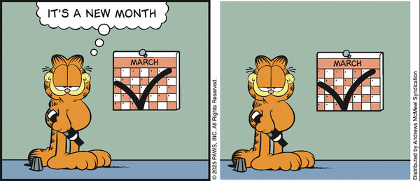 garfield without the third panel tweet media