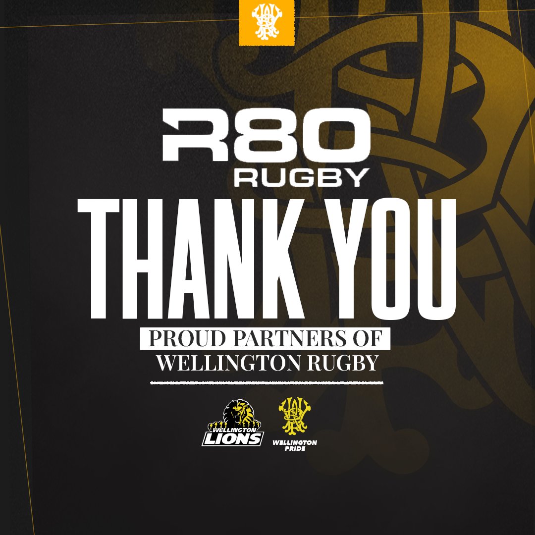 Wellington Rugby and R80 Rugby Extend Partnership

Wellington Rugby is pleased to confirm that R80 Rugby will continue as an official partner for the 2025 season.
A trusted name in New Zealand rugby for over 20 years.

tinyurl.com/4yxrsybd