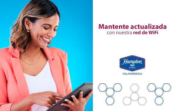 HamptonVilla's tweet photo. Actualiza tus redes sociales o mantente al tanto de tus negocios con nuestra red de WiFi. 🛜

Reserva tu habitación al 993 310 5888 o en https://t.co/4wnMYP7erh https://t.co/KfbZsaX3nE