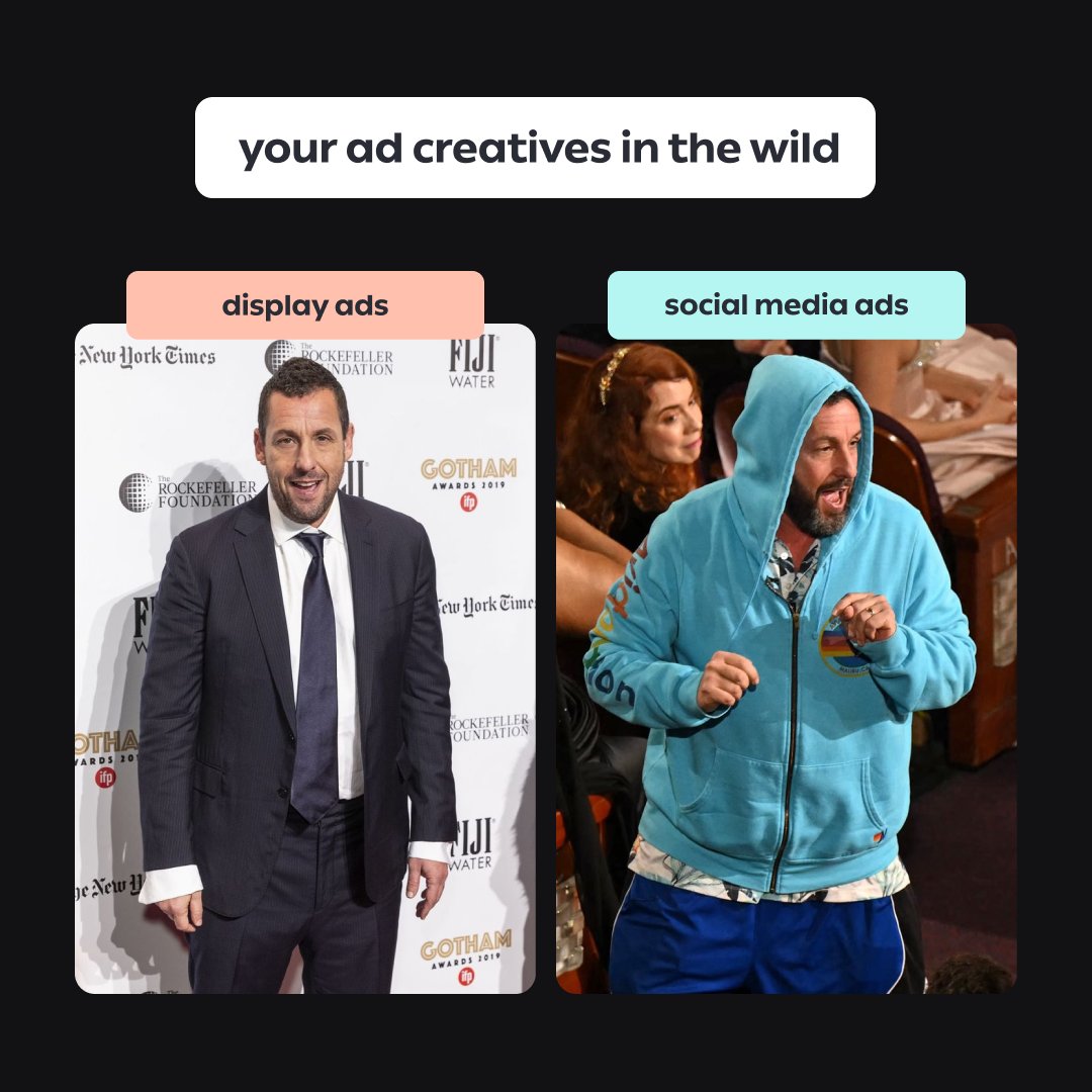 Adam Sandler showing up in peak ‘comfort over convention’ mode at the Oscars = instant meme gold. 🏆😂

Kinda like the ad dilemma: suit-and-tie display ads or hoodie-wearing social media creatives? 🎭

#Oscars2025 #Advertising