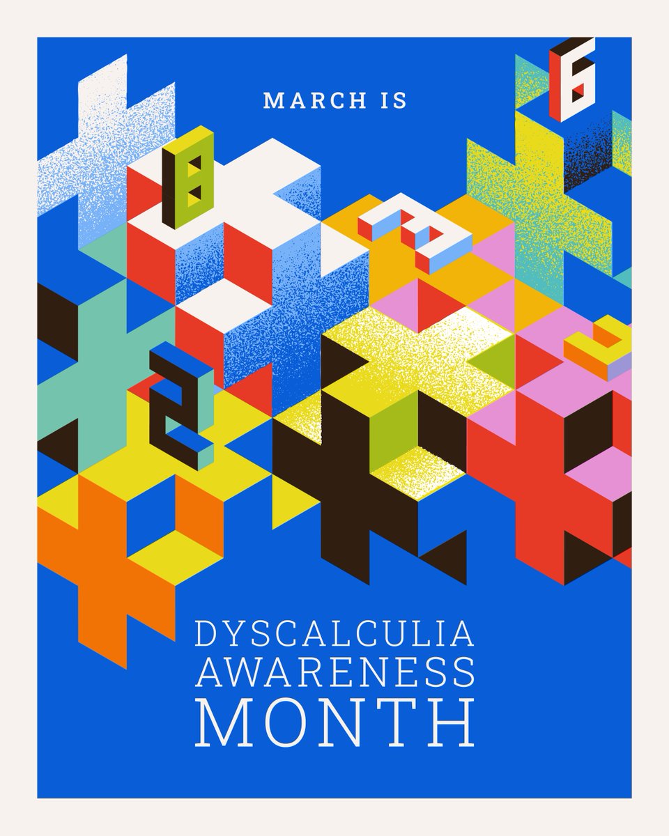 It’s Dyscalculia Awareness Month! 🔢 Did you know that up to 574 million of people struggle with dyscalculia? Yet, it’s still widely misunderstood and often overlooked. What do you know about dyscalculia? 
Share in the comments and visit hubs.ly/Q038VY500 to learn more.