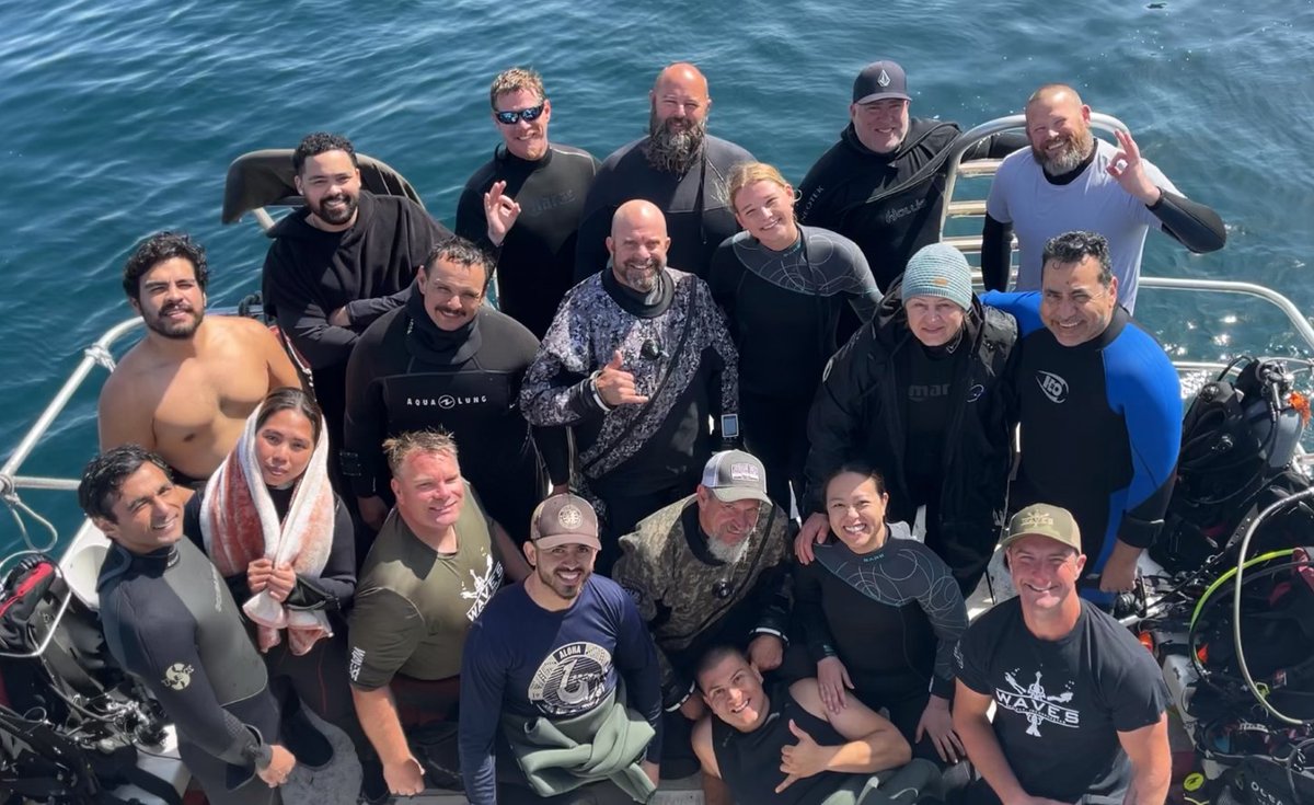 TheWAVESProject's tweet image. Great day of diving and training on the @SUNDIVER INTERNATIONAL INC. at Catalina Island!  Learn how you can participate or support at wavesproject.org 
#VeteranSupport  #VeteransHelpingVeterans #AVDD #WAVESProject
