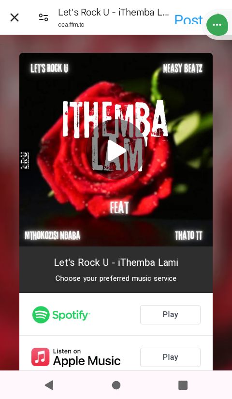 <a href="/Giveawaypage_SA/">Win With Us 🫶🏾</a> <a href="/LetsRockU_ZA/">Ukukhanya EP - Out Now On All DSP's</a> #iThembaLami
#iThembaLami

<a href="/LetsRockU_ZA/">Ukukhanya EP - Out Now On All DSP's</a> 

@Paballo_malebo 
<a href="/Luhlelo22/">Luhle</a>