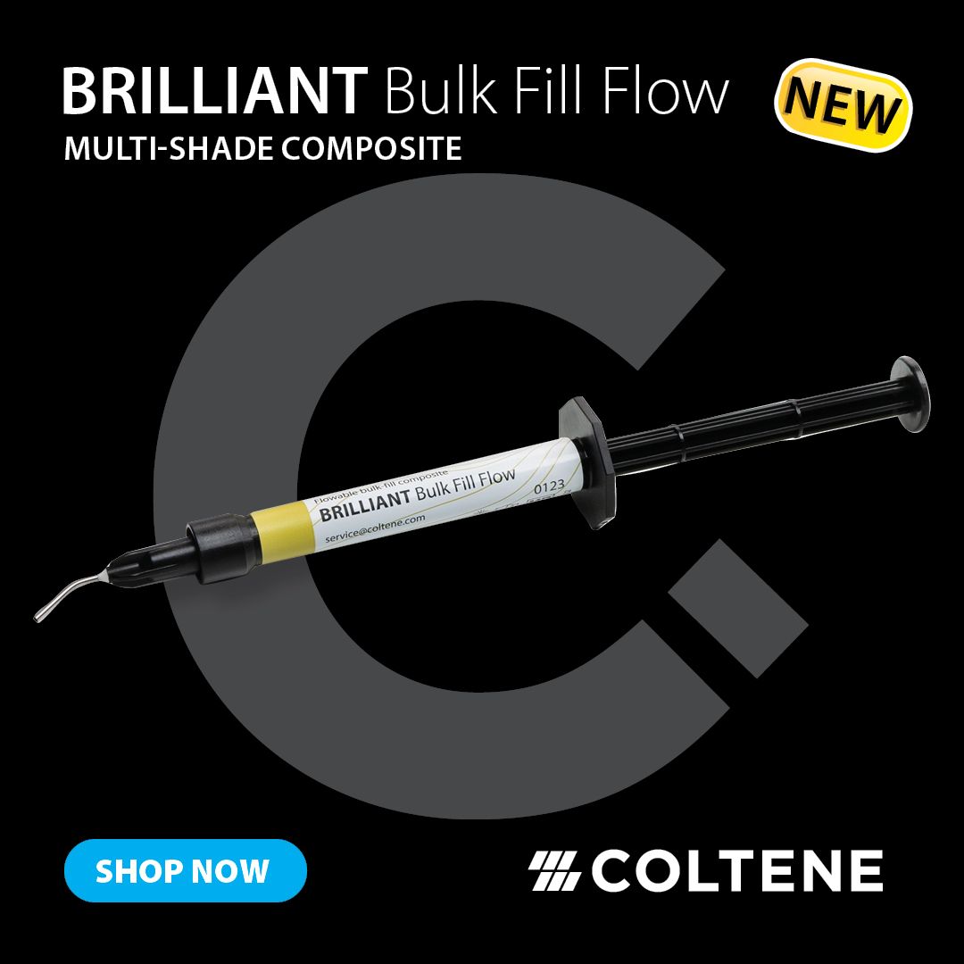 ColteneDental's tweet image. Streamline restorations with 4mm bulk fill in one step. No layering, no shade selection stress.

Buy 1, Get 1 FREE for a limited time! Claim your offer today: bit.ly/41l32nf.

#BulkFill #NoLayering #Coltene
