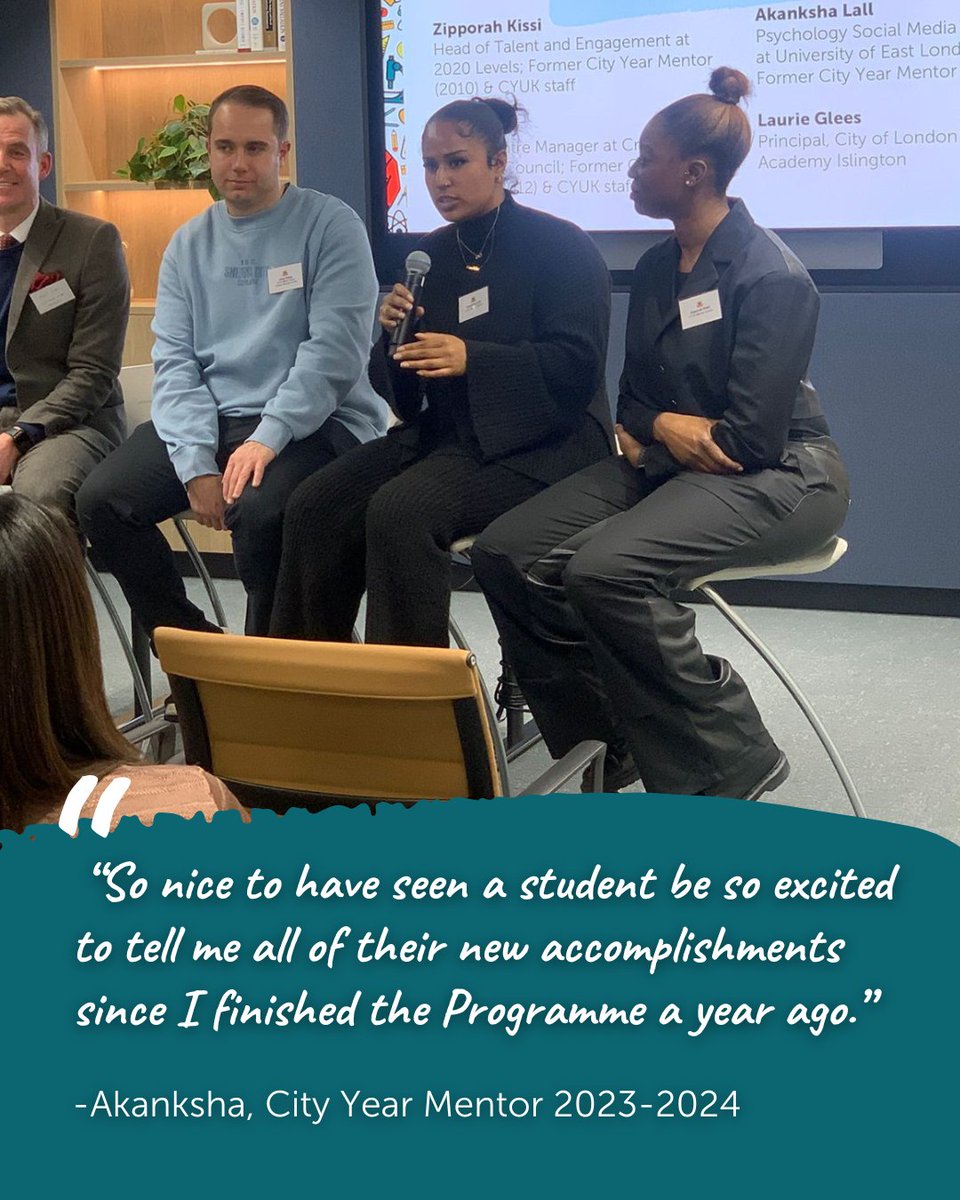 City Year UK (@cityyearuk) on Twitter photo At the end of January, we had the pleasure of inviting City of London Academy Islington student Jaydon and his mother Christina to our Meet the Mentors event. 🚀
<a href="/COLA_Trust/">City of London Academies Trust</a>
🔗cityyear.org.uk/impact/our-imp…
#StudentSuccess #CommunityImpact #Mentorship At the end of January, we had the pleasure of inviting City of London Academy Islington student Jaydon and his mother Christina to our Meet the Mentors event. 🚀
<a href="/COLA_Trust/">City of London Academies Trust</a>
🔗cityyear.org.uk/impact/our-imp…
#StudentSuccess #CommunityImpact #Mentorship