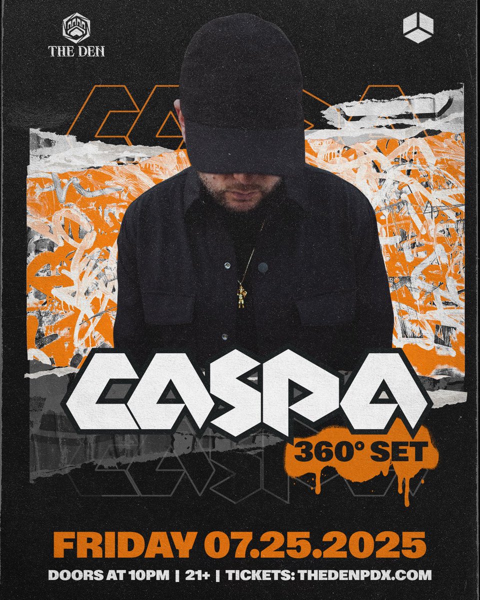 It’s been TOO long! 💯 The dubstep don, <a href="/caspaofficial/">CASPA</a> is finally making his Portland return and he’s pulling up to <a href="/TheDenPortland/">The Den Portland</a> for a proper 360 set on Friday, July 25th 🔥🙌🏽