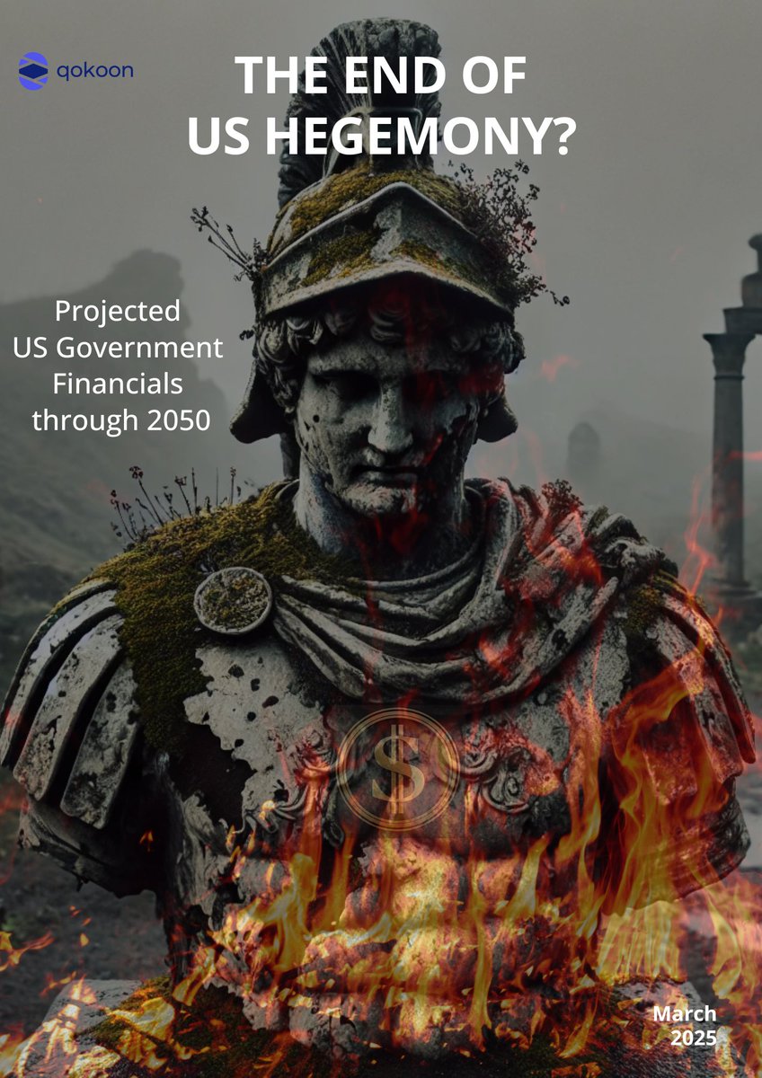 Afstuyck's tweet photo. Just released our paper forecasting US Government financials to 2050.

The current financial situation is weak. The US may be fatally wounded by any future shock (internal or external). The US needs to strengthen its financials!
Paper: https://t.co/ggG5YL2gRT
@elonmusk @DOGE https://t.co/DGwiKuvF0a