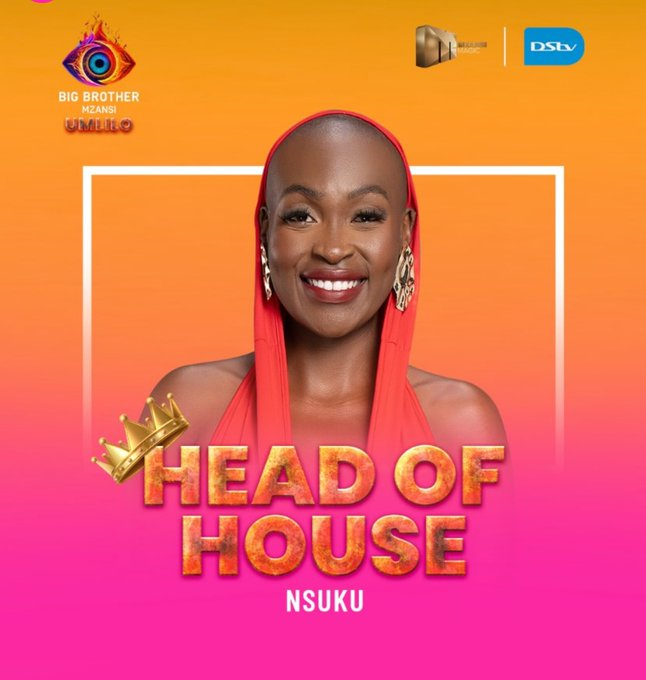 nsukuumabunda's tweet photo. After being up for 7 weeks  Our Nsuku has Emerged as the new Head of House !!!!
Golden Nation We Rest but don't forget to Prepare!!
#NsukuMabunda
#BBMzansi https://t.co/4JPAV9JgbN