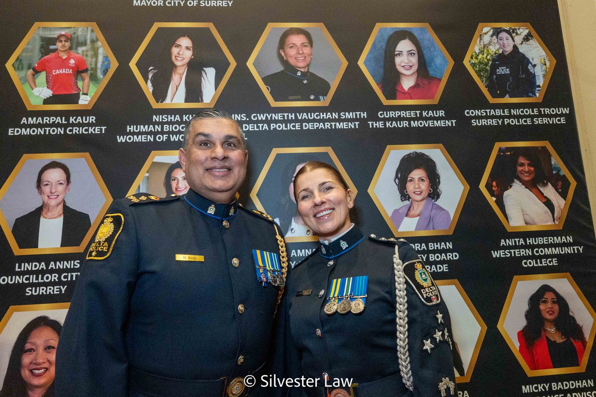ChiefSidhu's tweet photo. Proud to share that Inspector Gwen Vaughan-Smith received the Leader in Public Safety Award at the Times of Canada's Ignite Women Empowerment Gala. A well-deserved recognition for Gwen’s leadership &amp; dedication to our team &amp; community.
#Leadership #Community #WomenInPolicing https://t.co/YS23bVYaWS