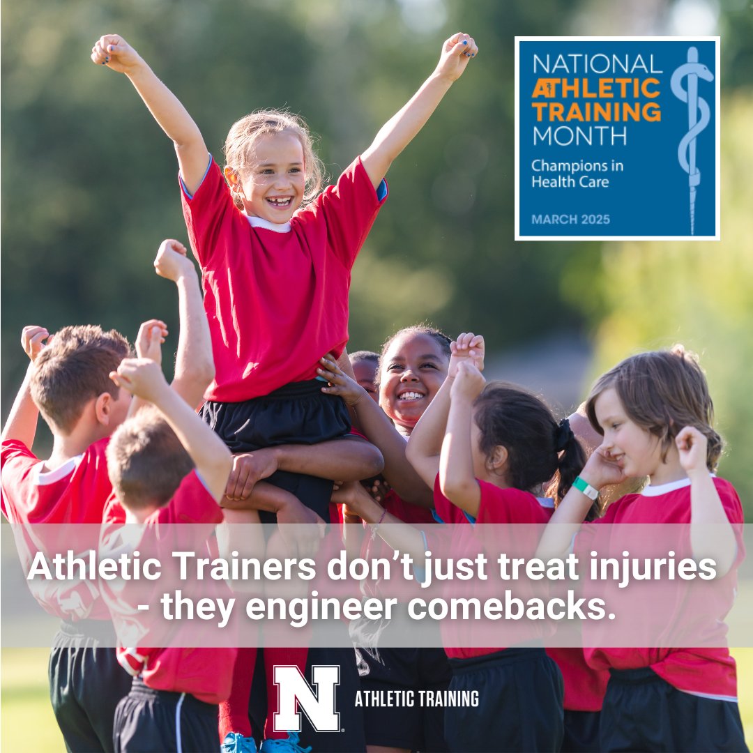 Our program shapes healthcare professionals who transform lives daily &amp; provides a curriculum that blends hands-on clinical experiences with expert faculty guidance. Make a difference in the lives of active individuals across all walks of life: go.unl.edu/absi #NATM2025