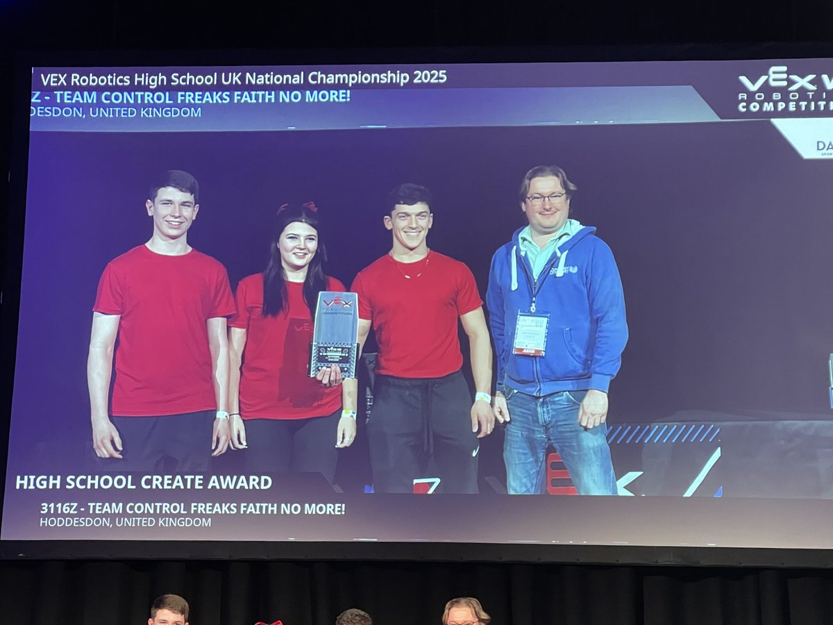 production_lead's tweet photo. Proud to be a judge at Vex Robotics UK Nationals 2025 and inspire young minds https://t.co/r6EnyoxtQo