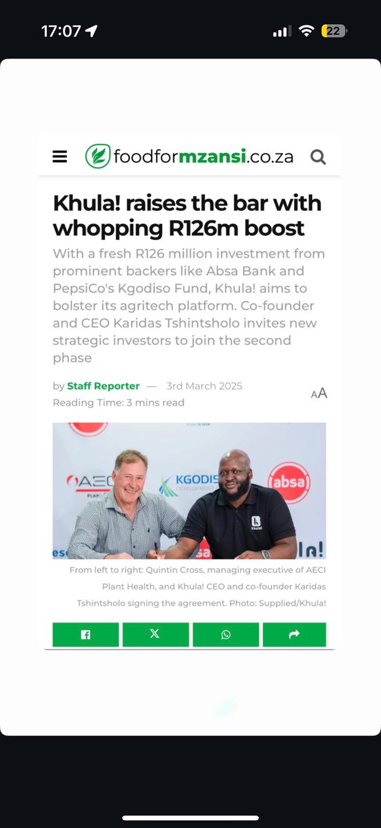 Never let anybody tell you that it can’t be done.  Still a very long way to go but we keep building. 

Pusha ungapheli ithemba bade lam 🤙🏾