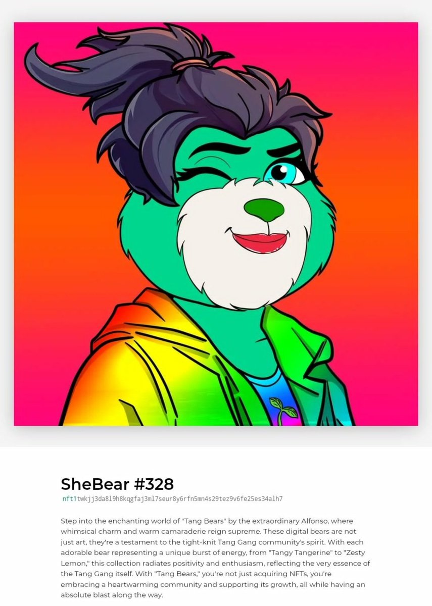 icelabs0's tweet photo. Attention ICE LABBERS 🧊 ‼️
🐻🔥 SHE BEAR NFT GIVEAWAY! 🔥🐻
How to win🔥:
✅ Follow @Alfonsojm1 and @icelabs0
✅ Like & RT quoted post
✅ Comment Chia Address 🔥
🎟️ Bonus Entry: Hold a Tang Gang NFT!
⏳ Ends in 48 Hours
#NFTGiveaway #SheBear #ChiaNFTs #tangGang https://t.co/JoduKLFo9x