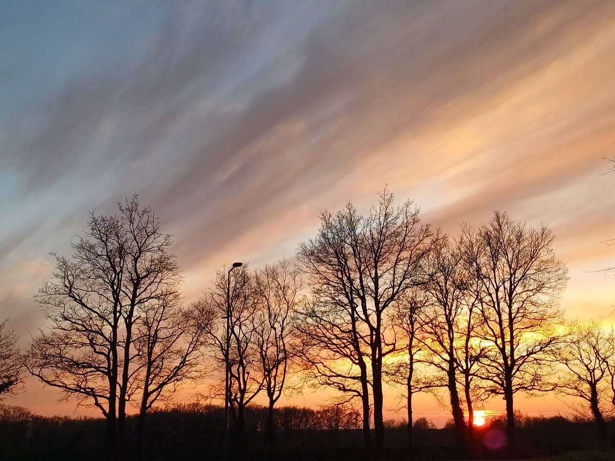 Cliches49's tweet photo. Quand le soleil se couche, tout en se bordant de nuages digne d'une palette de peintre...
#coucherdesoleil #nuages #cielorange #soleil https://t.co/NXRU4s7Dm1