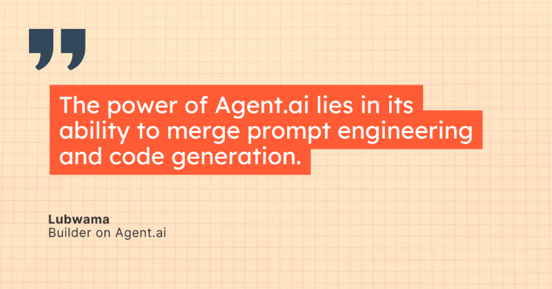 AgentDotAi's tweet photo. Build on AgentAI like @thesupremesage

Docs: https://t.co/HFqpNGIQ50