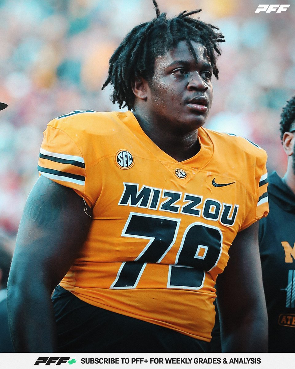PFF College (@pff_college) on Twitter photo Missouri Offensive Tackle Armand Membou Last Season:
🐯 411 Pass Block Snaps
🐯 Zero Sacks Allowed
🐯 Zero QB Hits Allowed
🐯 87.5 Run Block Grade
<a href="/MizzouFootball/">Mizzou Football</a> Missouri Offensive Tackle Armand Membou Last Season:
🐯 411 Pass Block Snaps
🐯 Zero Sacks Allowed
🐯 Zero QB Hits Allowed
🐯 87.5 Run Block Grade
<a href="/MizzouFootball/">Mizzou Football</a>