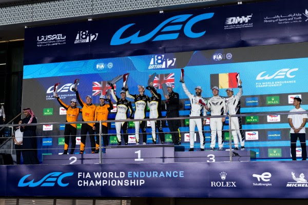 Victory lane baby! Congratulations to @carguykeating and the <a href="/tf_sport/">TF Sport</a> team on the Qatar win in the #33 Corvette Z06 GT3.R! 🏆🔥