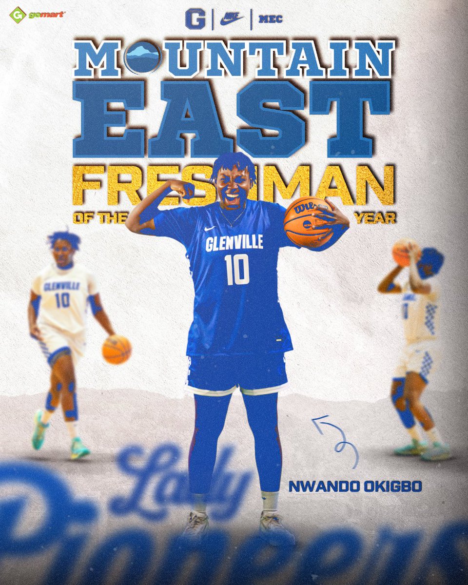 Lady Pioneers (@ladypioneers_) on Twitter photo π
πππππππ ππ
πππ ππππ!
Nwando Okigbo has been named <a href="/TheMountainEast/">Mountain East Conf.</a> Freshman of the Year!π
ποΈ bit.ly/4ijR04k
#GoPioneers π
πππππππ ππ
πππ ππππ!
Nwando Okigbo has been named <a href="/TheMountainEast/">Mountain East Conf.</a> Freshman of the Year!π
ποΈ bit.ly/4ijR04k
#GoPioneers