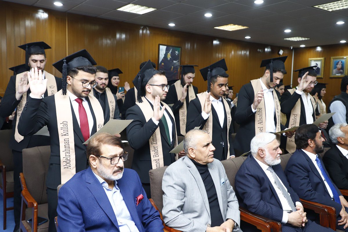 Alhamdolillah, first batch of 24 Palestinian Med Students graduated  after completing their studies in Pakistan.  Despite language &amp; cultural barriers,  demonstrated resilience, determination &amp; accomplished the degree which is testament to their strength and commitment.