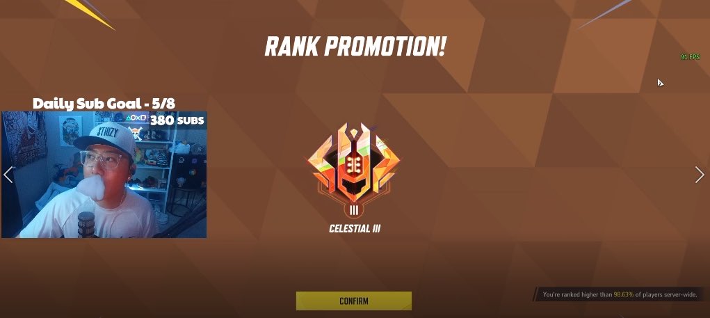 finally hit celestial 😮‍💨 (groot main)