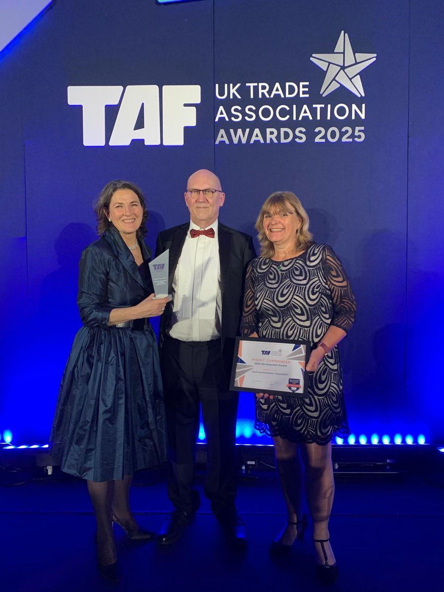 EDA - the Electrical Distributors' Association (@eda_uk) on Twitter photo ๐ EDA Leadership Team wins Association Team of the Year 2025 at the recent <a href="/TAForum/">Trade Association Forum</a> Awards. Plus Highly Commended in the Skills Develpment category for our 30 Minute Masterclass Programme. ๐ EDA Leadership Team wins Association Team of the Year 2025 at the recent <a href="/TAForum/">Trade Association Forum</a> Awards. Plus Highly Commended in the Skills Develpment category for our 30 Minute Masterclass Programme.