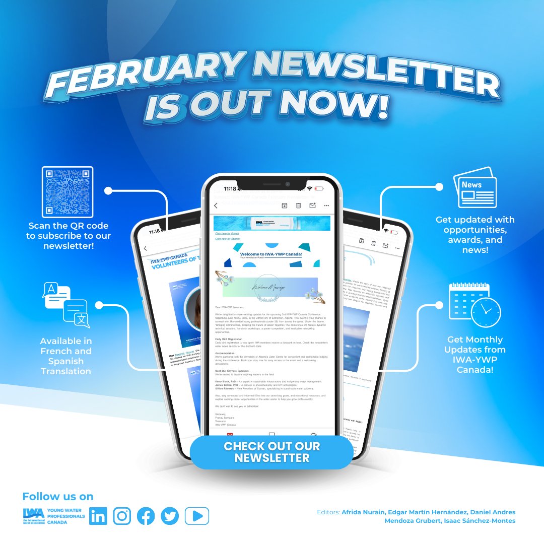 📤 OUT NOW: February 2025 Newsletter!

We are thrilled to announce that our newsletter is live on our media domains. Don't miss out – check it out here: tinyurl.com/Feb25NL

Follow us: linktr.ee/ywp_canada.

#February2025 #Newsletter #YWP_CanadaConference #Conference2025