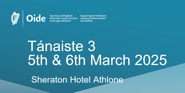 Looking forward to welcoming our Deputy Principals to Athlone this week for Tánaiste 3. Topics up for discussion include Leading Digital Learning, Timetabling, Critical Incident Management, Coaching, School Planning and the work of the Inspectorate.<a href="/NAPD_IE/">NAPD</a>
<a href="/OideTechinEd/">Oide Technology in Education</a>