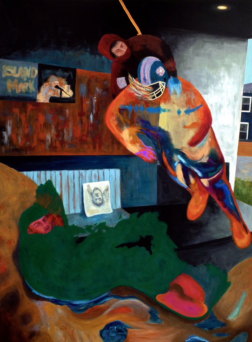 the state of football in 10 years
30” x 40” acrylic on canvas