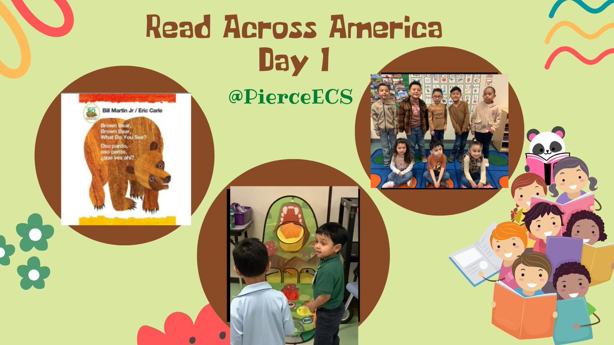 Pierce ECS (@pierceecpandas) on Twitter photo Kicking off Read Across America today with <a href="/PierceECPandas/">Pierce ECS</a> diving into Brown Bear, Brown Bear by Bill Martin, Jr.! Pandas rocked brown outfits and had a blast tossing colorful balls into a dinosaur basketball hoop. <a href="/IrvingLibraries/">IISD Libraries</a> #readacrossamerica Kicking off Read Across America today with <a href="/PierceECPandas/">Pierce ECS</a> diving into Brown Bear, Brown Bear by Bill Martin, Jr.! Pandas rocked brown outfits and had a blast tossing colorful balls into a dinosaur basketball hoop. <a href="/IrvingLibraries/">IISD Libraries</a> #readacrossamerica