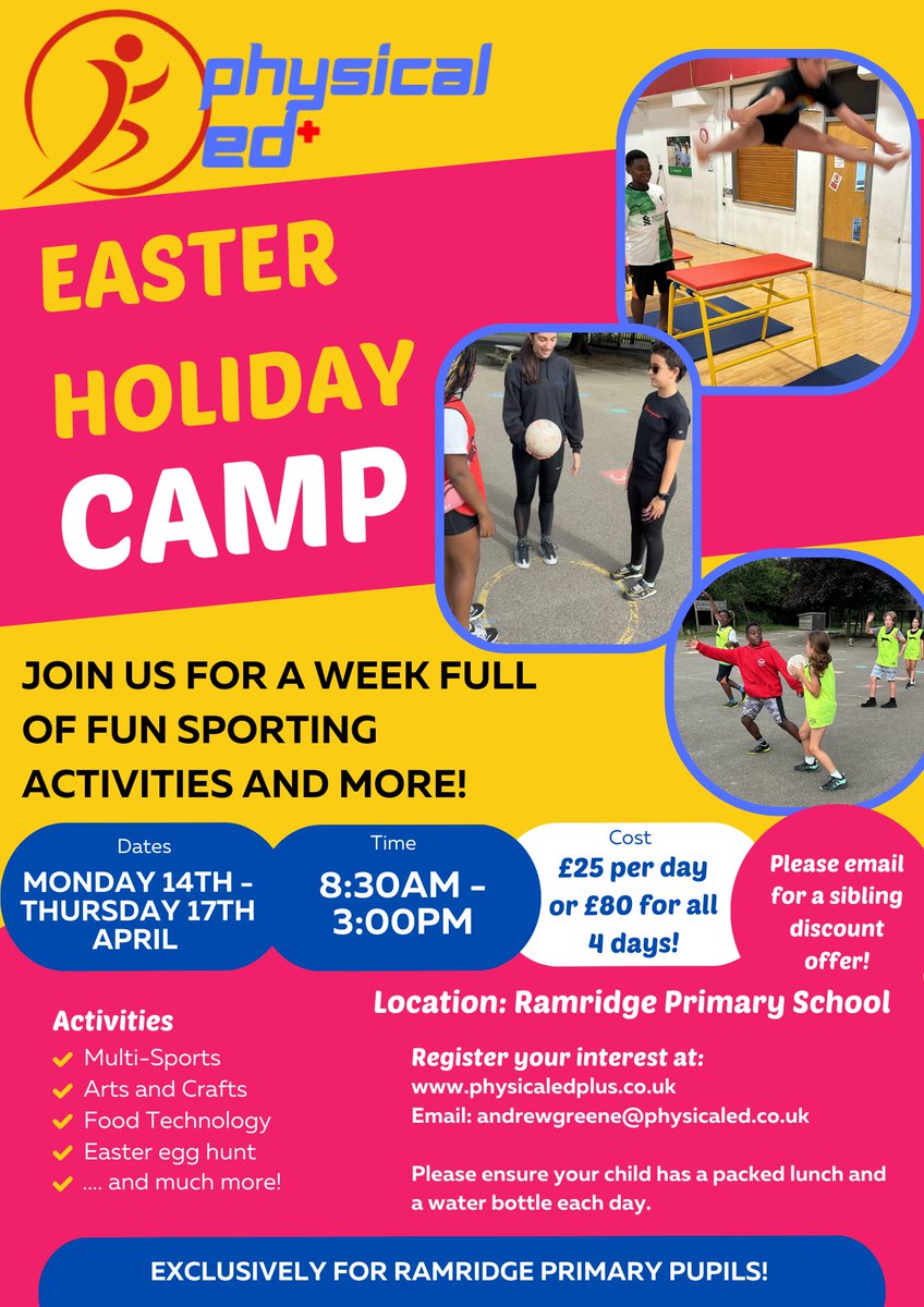 We cannot wait for this!! <a href="/RamridgePrimary/">Ramridge Primary</a> Thank you for having us today, and we were quite blown away by how well-behaved your children are! See you guys in April!