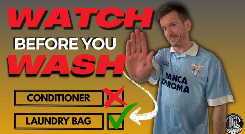 WeFixKits's tweet image. 🚨New Video Alert🚨

Not sure how best to wash your #footballshirt. Our latest video goes through some of the biggest mistakes we see and how best to avoid them.

Let us know if you have any top tips of your own!
😘👌
#wefixkits #washingtips