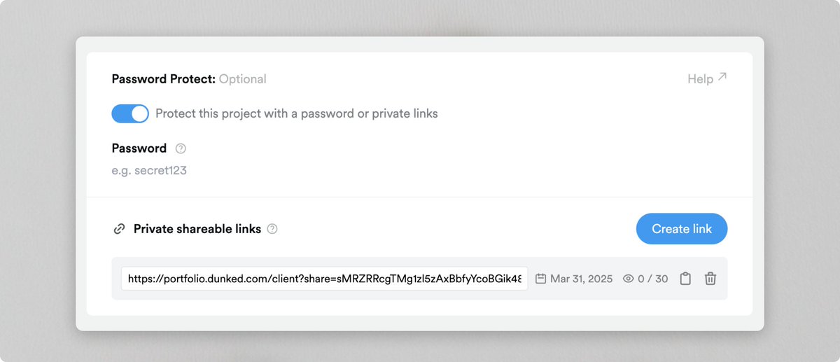 🔒 Your online portfolio deserves better security. Discover how Dunked's password protection can help you easily and securely share your work.

See for yourself at dunked.com

#PortfolioSecurity #DesignTools
