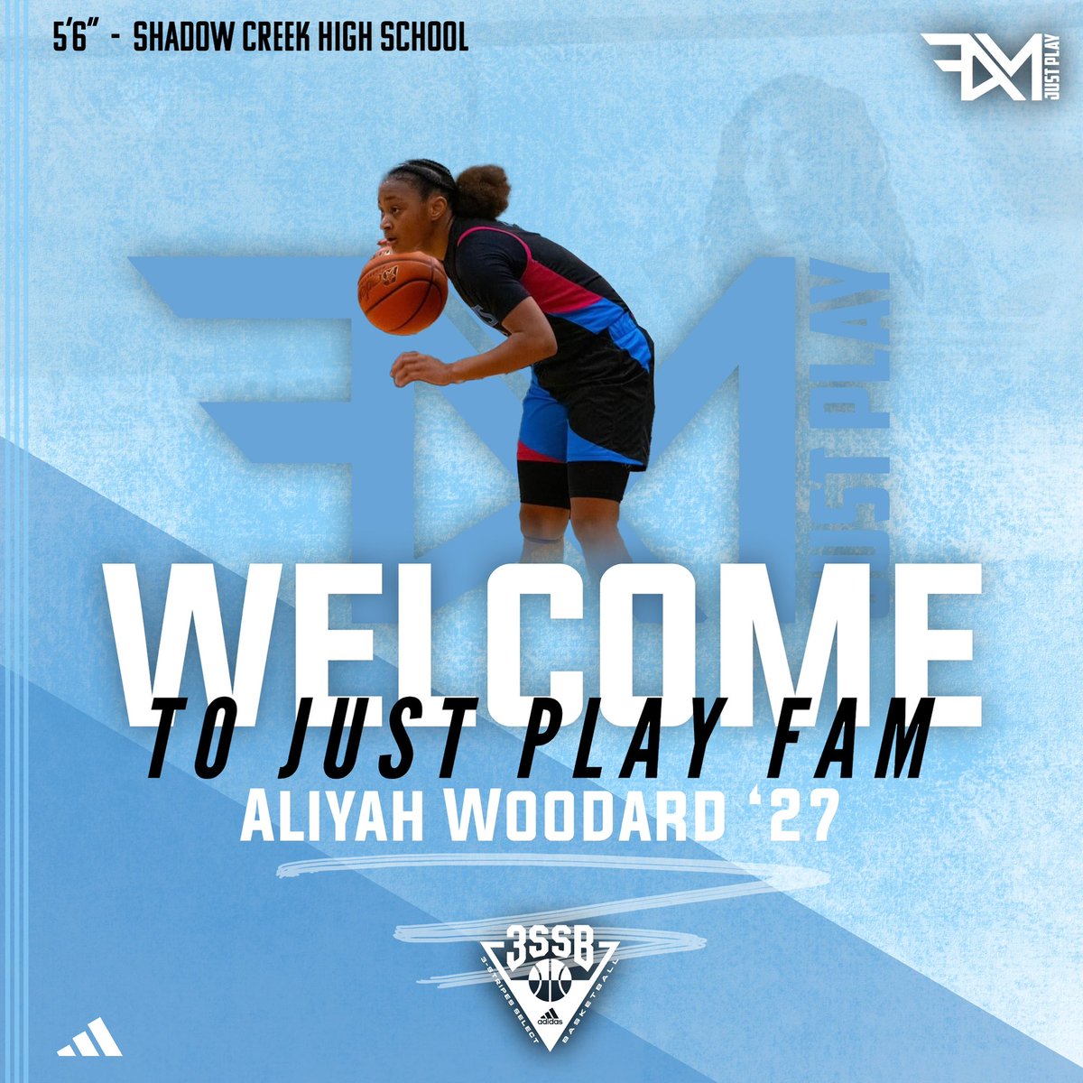 JP FAM Girls 3SSB (@jpfamgbb) on Twitter photo We are excited to welcome, class of 2027, 5โ6 Guard, Aliyah Woodard to our Just Play FAM 3SSB Program!
Playmaking Combo Guard, Elite Perimeter Defender very Competitive with a High Motor! Hidden Gem! ๐๐๐๐
#TheFAMway / / / <a href="/3SSBGCircuit/">3Stripes Select Basketball Girls Circuit</a> ๐๐ค We are excited to welcome, class of 2027, 5โ6 Guard, Aliyah Woodard to our Just Play FAM 3SSB Program!
Playmaking Combo Guard, Elite Perimeter Defender very Competitive with a High Motor! Hidden Gem! ๐๐๐๐
#TheFAMway / / / <a href="/3SSBGCircuit/">3Stripes Select Basketball Girls Circuit</a> ๐๐ค