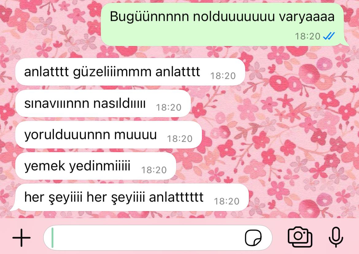 bizi böyle dinleyecek biri lazım