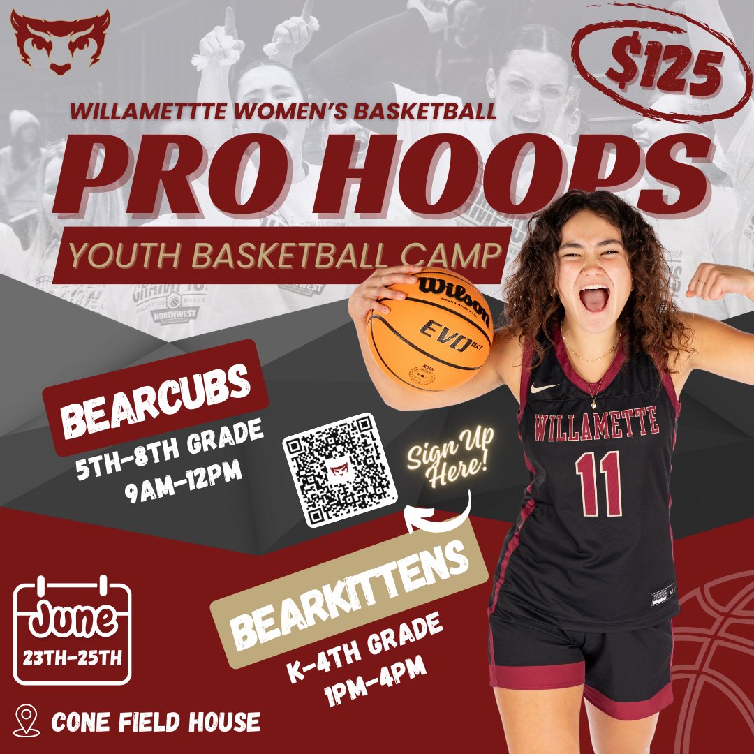 Gear up for SUMMER ☀️ Mark your Calendars &amp; Sign up for Pro Hoops Camp Today! 🏀🗑️

…amettewomensbasketball.totalcamps.com/shop/EVENT