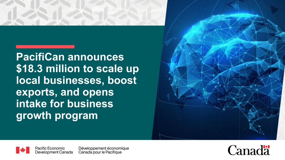 Pacific Economic Development Canada (@pacificanen) on Twitter photo 📣 NEW: $18.3M for 7 orgs like <a href="/healthtechHTC/">HealthTechConnex</a> & <a href="/MarineLabsdata/">MarineLabs</a> to scale up operations, create jobs & bring made-in-BC products to the world.
PacifiCan also opens intake for the business growth program.
➡️ ow.ly/F8gw50V9CeN
#PropelBC 📣 NEW: $18.3M for 7 orgs like <a href="/healthtechHTC/">HealthTechConnex</a> & <a href="/MarineLabsdata/">MarineLabs</a> to scale up operations, create jobs & bring made-in-BC products to the world.
PacifiCan also opens intake for the business growth program.
➡️ ow.ly/F8gw50V9CeN
#PropelBC