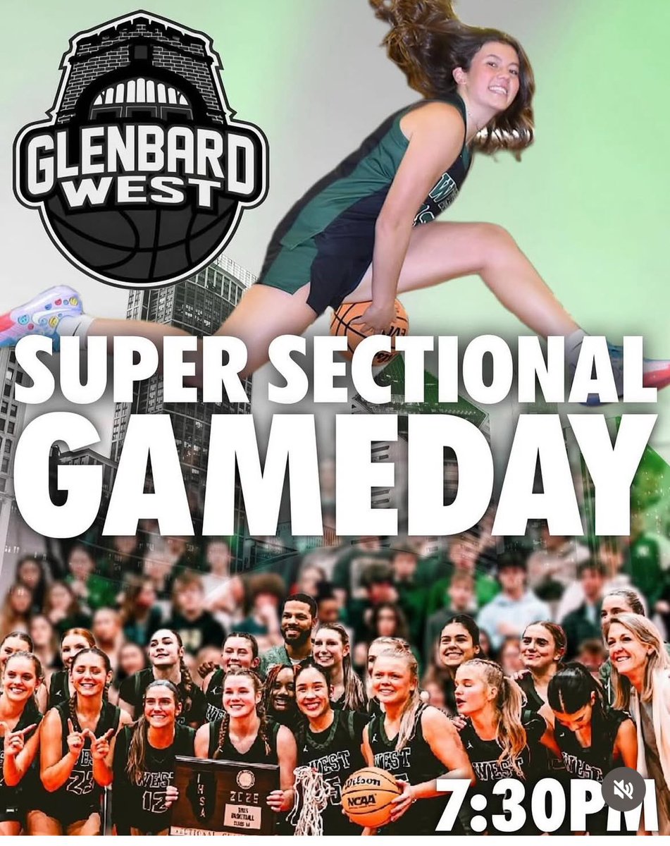 Game day!! See you there! Go West!        💚🏀🖤

Tickets only available through the GoFan link: gofan.co/event/3189158