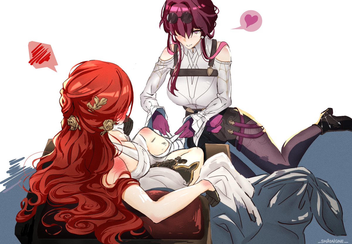 _Shataigne_'s tweet photo. 🕷️Helping you again, are you sure you don’t owe me…?
☕️ I... didn’t ask for your help.
🕷️ But you seem to be enjoying the view~
☕️ /// Shut up. ///

#kafhime https://t.co/hqn55MaYtm