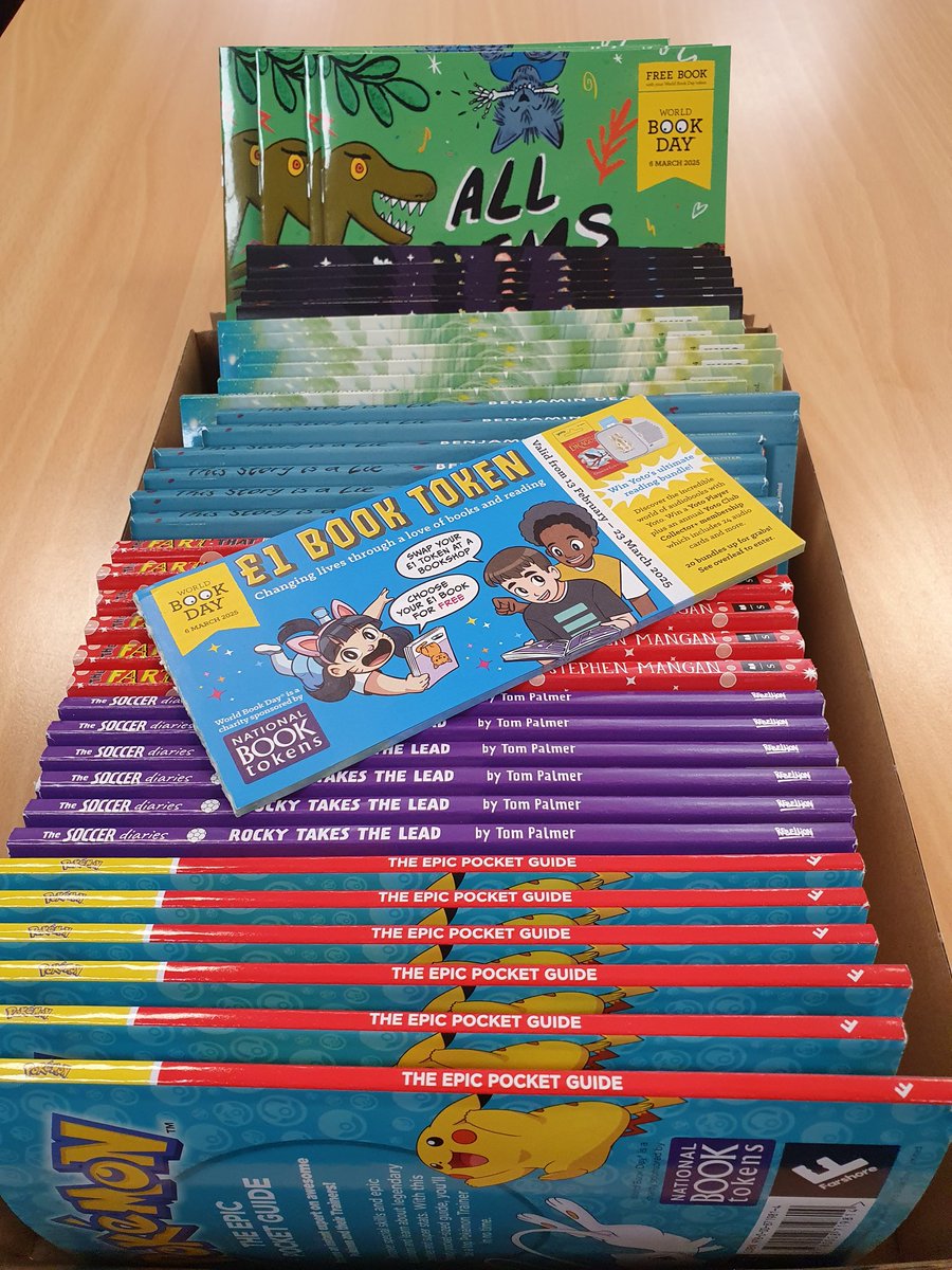 WACLibrary (@waclibraryrc) on Twitter photo S1 #worldbookday2025 classroom packs and tokens ready to be gifted <a href="/WhitburnAC/">Whitburn Academy, WL</a> 🙂 <a href="/WL_Equity/">WL Equity</a> <a href="/wl_literacy/">WL Literacy</a> <a href="/scottishbktrust/">Scottish Book Trust</a> <a href="/WorldBookDayUK/">World Book Day UK 📚</a> #abookforeveryone #readingforpleasure S1 #worldbookday2025 classroom packs and tokens ready to be gifted <a href="/WhitburnAC/">Whitburn Academy, WL</a> 🙂 <a href="/WL_Equity/">WL Equity</a> <a href="/wl_literacy/">WL Literacy</a> <a href="/scottishbktrust/">Scottish Book Trust</a> <a href="/WorldBookDayUK/">World Book Day UK 📚</a> #abookforeveryone #readingforpleasure