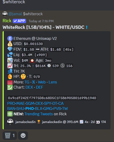 Brotherrrrr, fuck shitcoins, $white to the fucking moooooooooooonnnnnn